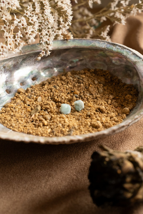 Larimar č. 5 - puzetové náušnice — foto 3
