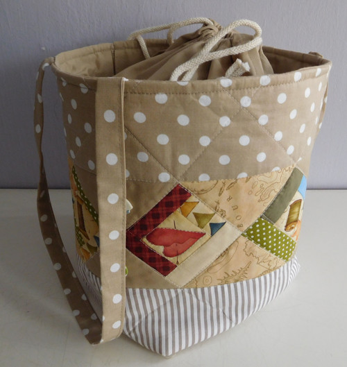 Originální taška/košík - patchwork — foto 3