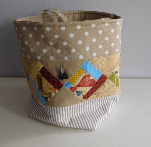 Originální taška/košík - patchwork — foto 5
