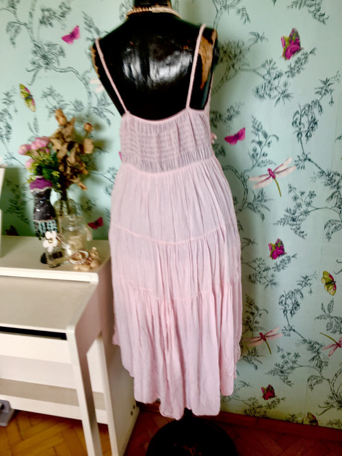 Šaty boho powder pink — foto 3