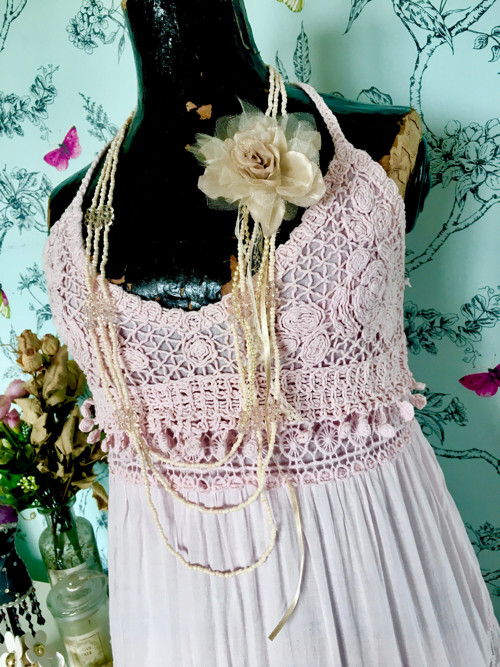 Šaty boho powder pink — foto 2