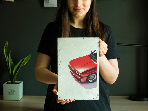 Betonový poster – BMW — foto 3