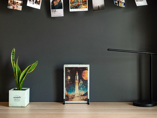 Betonový poster – Space Rocket — foto 2