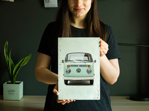 Betonový poster – VW Bus — foto 3