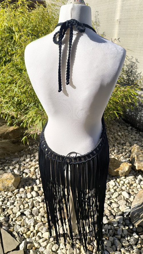 Macramé plážové šaty — foto 4