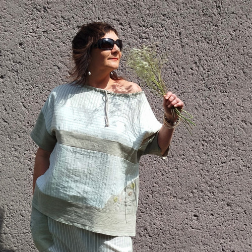 Souznění...lněná halena — foto 4