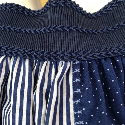 Sukně Valerie - patchwork s výšivkou — foto 3