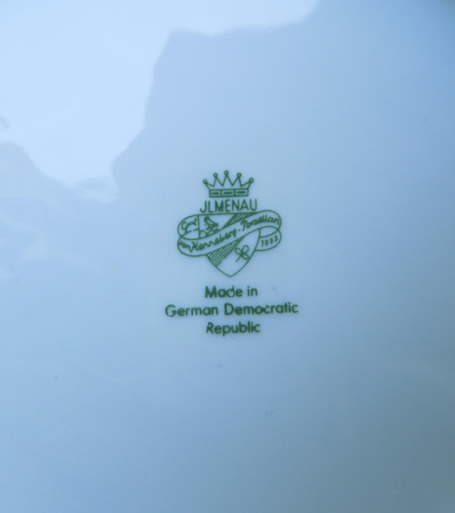 Značený porcelánový talíř — foto 4
