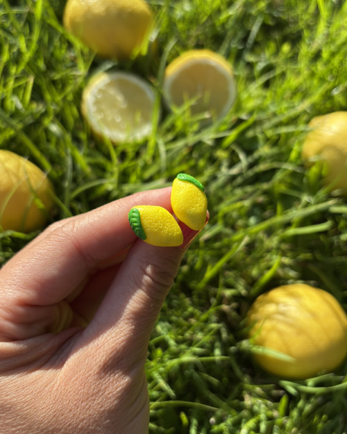 Citrony (peckové náušnice) — foto 2