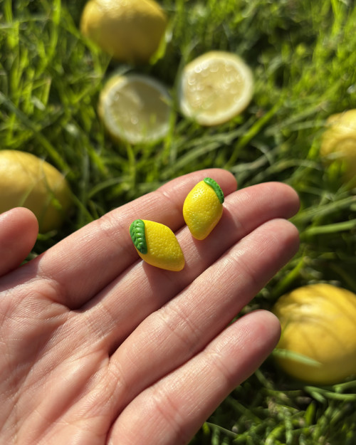 Citrony (peckové náušnice) — foto 3