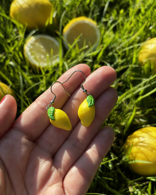 Citrony (visací náušnice) — foto 2