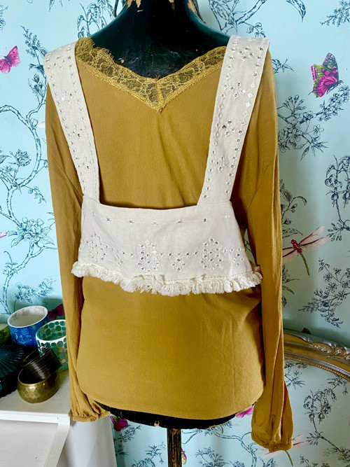 Vestička crop boho — foto 5