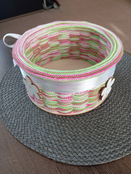 Pletený košík 20cm — foto 3