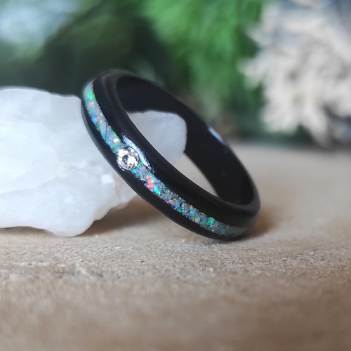 Opálový prsten swarovski — foto 2