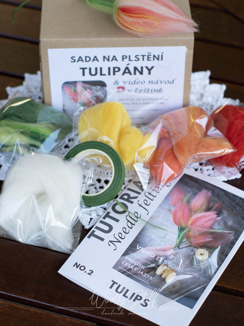 Sada na plstění: Tulipány — foto 2