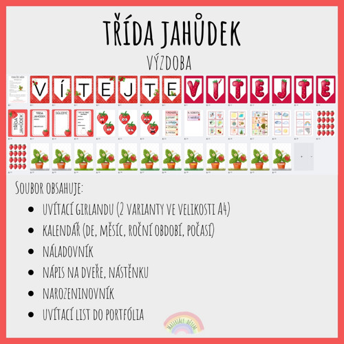 Výzdoba třídy - Jahůdky — foto 2