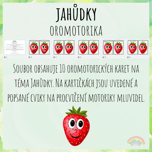Jahůdky, oromotorika — foto 2