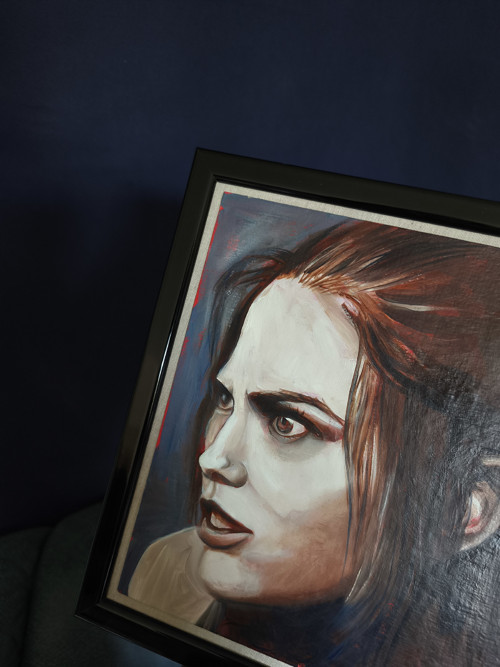 Malba "ANGRY" v rámu — foto 2