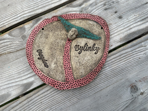 Plastika - Cedulka na zavěšení — foto 2