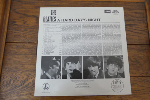 LP THE BEATLES A hard day's — foto 2