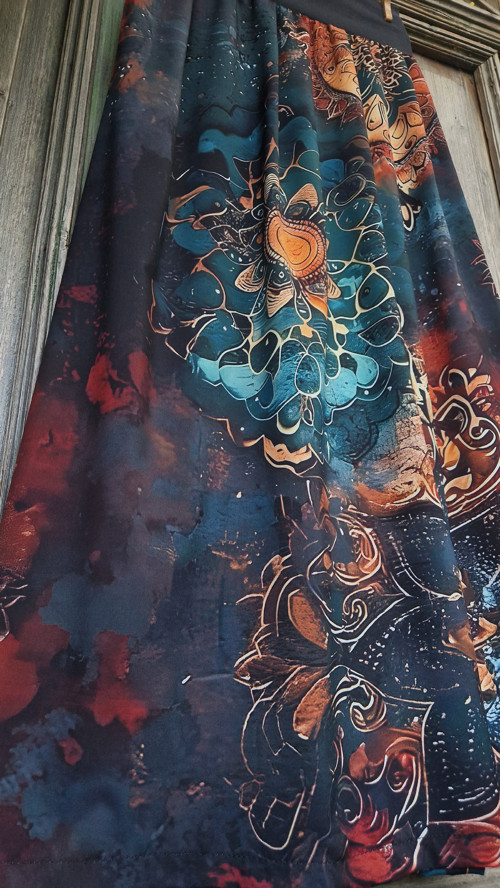 * mystické mandaly maxi ... silky — foto 4