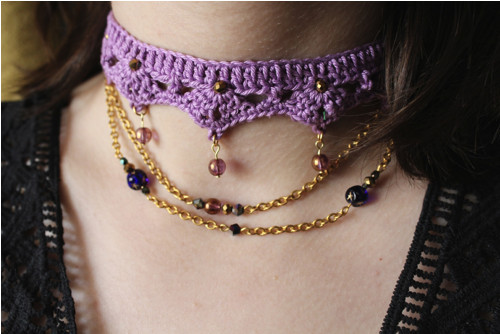 Kate - set choker a náušnice — foto 2