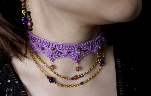 Kate - set choker a náušnice — foto 3