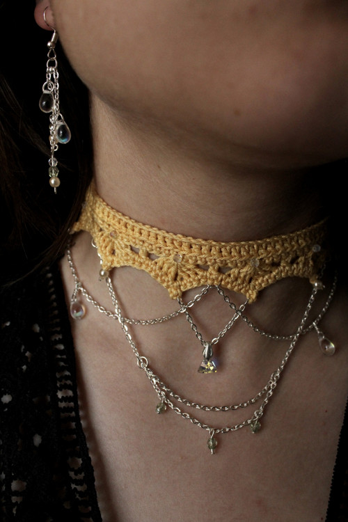Francesca - set choker + náušnice — foto 3