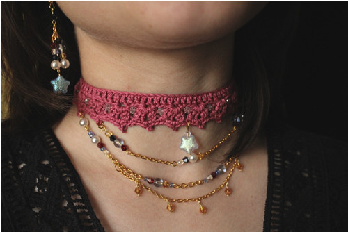 Phillipa - set choker + náušnice — foto 2