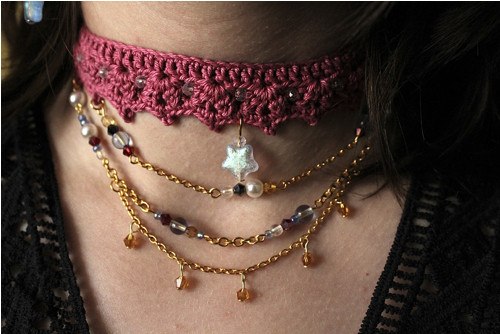 Phillipa - set choker + náušnice — foto 3
