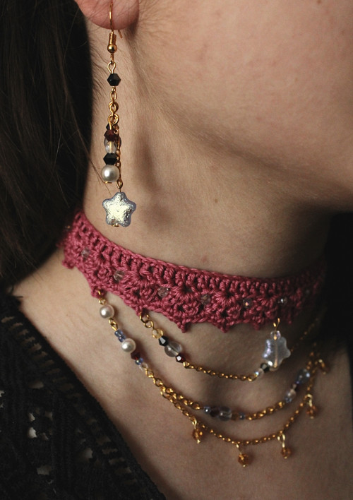 Phillipa - set choker + náušnice — foto 4