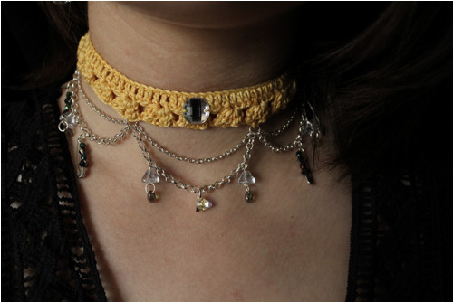 Penelope - set choker + náušnice — foto 2