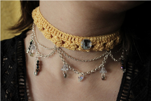 Penelope - set choker + náušnice — foto 4