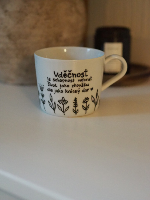 Malovaný hrníček VDĚČNOST — foto 2