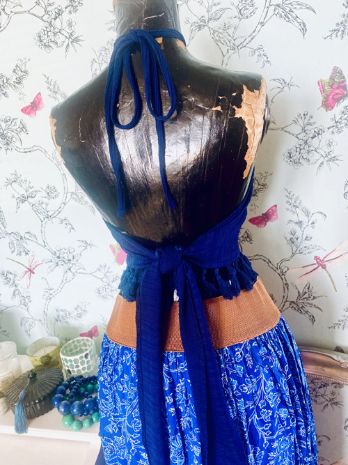 Komplet boho kobalt blue — foto 3