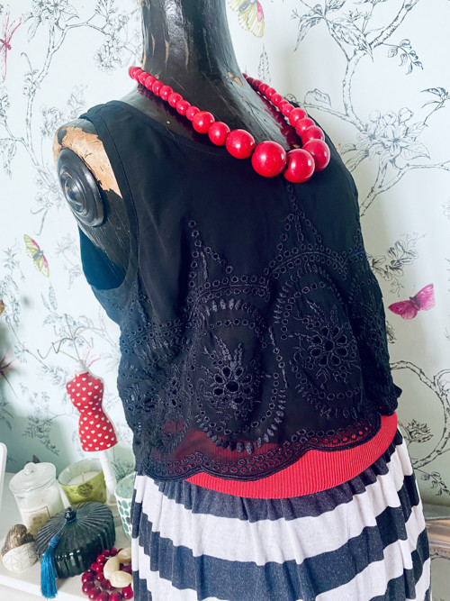 Top boho black — foto 3