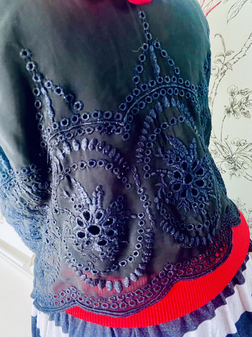 Top boho black — foto 5