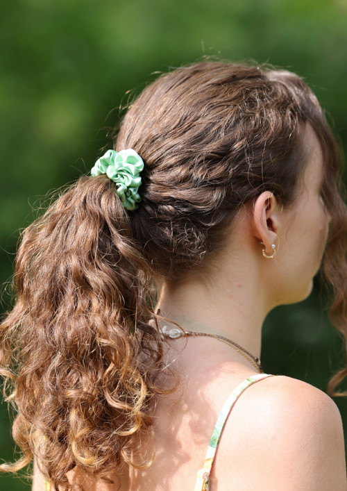 PENELOPE - hedvábná scrunchie MINI — foto 2