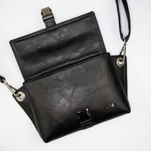 Crossbody kabelka/ledvinka černá temná — foto 6