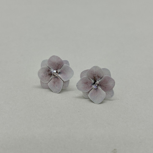 Náušnice puzety Hortenzie Piccola Rosa — foto 2