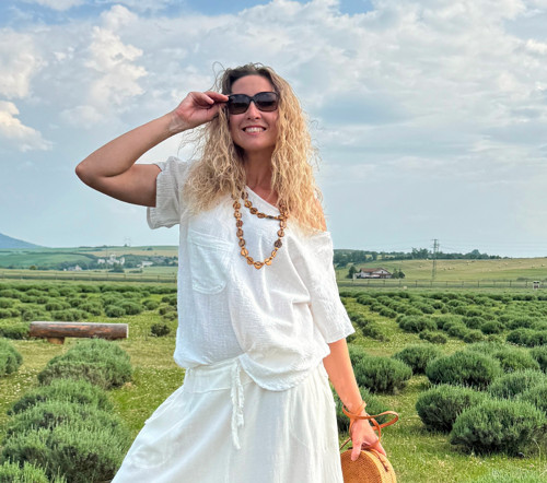 Tunika bílá s kapsičkou — foto 3