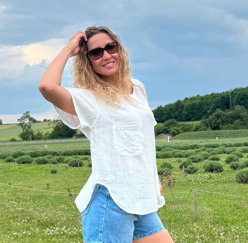 Tunika bílá s kapsičkou — foto 6