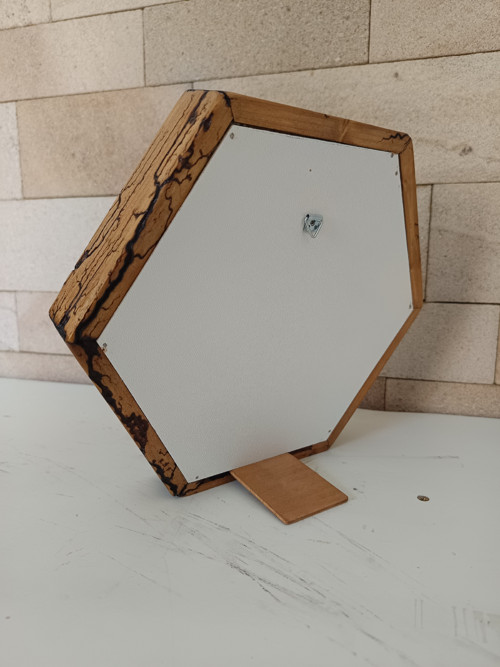 Rám zdobený hexagon 30cm — foto 5