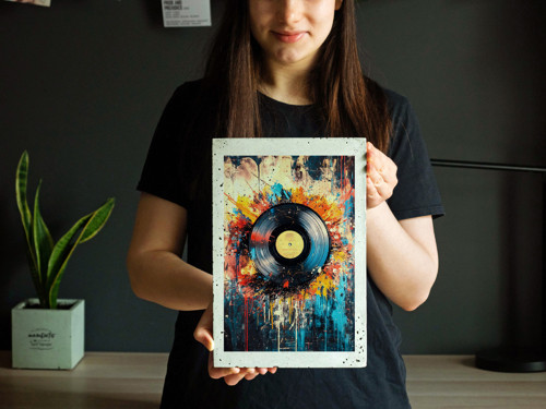 Betonový plakat – Vinyl — foto 3