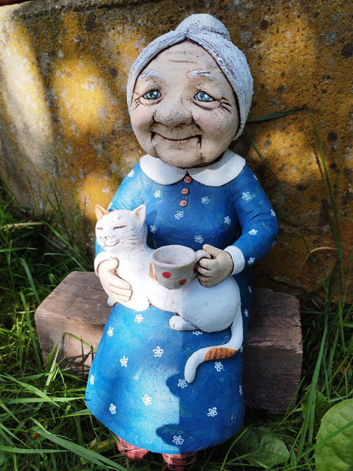 Babička pije kafíčko — foto 4