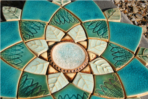 Mandala z keramických komponentů 121 — foto 3