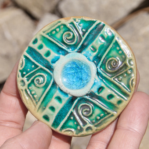 Mandala z keramických komponentů 123 — foto 3