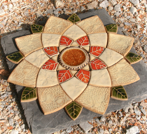 Mandala z keramických komponentů 124 — foto 4