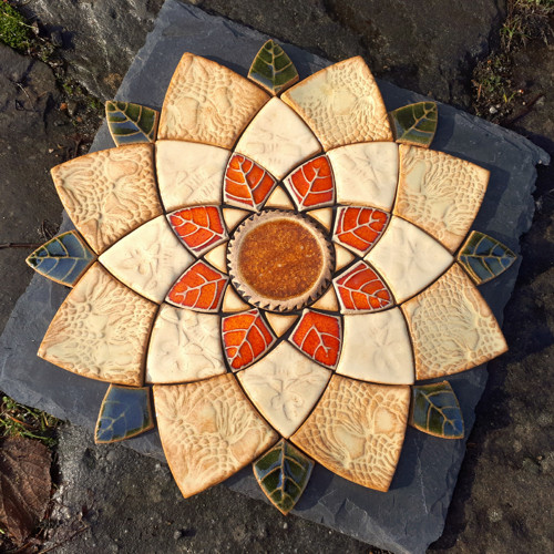 Mandala z keramických komponentů 124 — foto 2