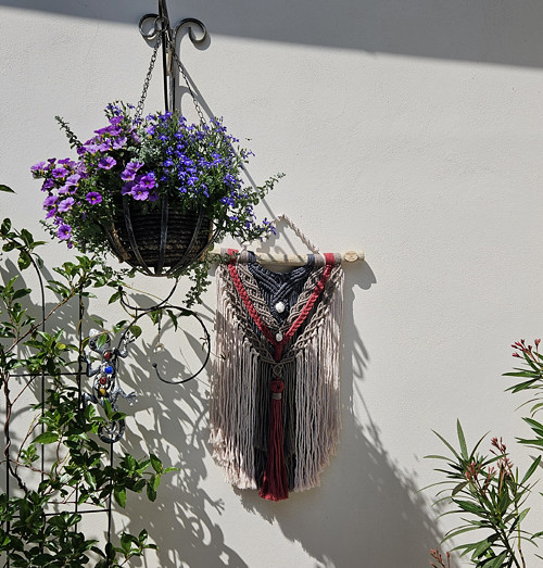 Boho macramé Gargáno multicolor — foto 3